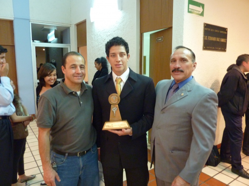 PROJ. JUSTINO LOPEZ GRAGA, OSCAR VILLAREAL Y CAP. JUAN MANUEL CHAVEZ